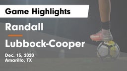 Randall  vs Lubbock-Cooper  Game Highlights - Dec. 15, 2020