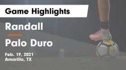 Randall  vs Palo Duro  Game Highlights - Feb. 19, 2021