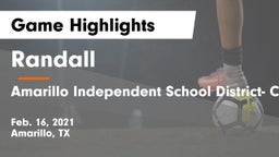 Randall  vs Amarillo Independent School District- Caprock  Game Highlights - Feb. 16, 2021