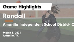 Randall  vs Amarillo Independent School District- Caprock  Game Highlights - March 5, 2021