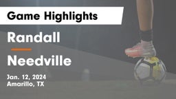 Randall  vs Needville  Game Highlights - Jan. 12, 2024