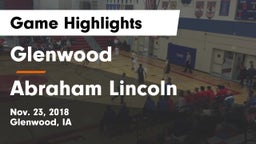 Glenwood  vs Abraham Lincoln  Game Highlights - Nov. 23, 2018