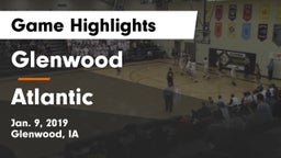 Glenwood  vs Atlantic  Game Highlights - Jan. 9, 2019