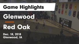 Glenwood  vs Red Oak  Game Highlights - Dec. 18, 2018