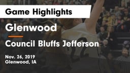 Glenwood  vs Council Bluffs Jefferson Game Highlights - Nov. 26, 2019