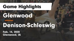 Glenwood  vs Denison-Schleswig  Game Highlights - Feb. 14, 2020