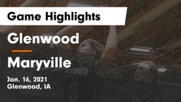 Glenwood  vs Maryville  Game Highlights - Jan. 16, 2021