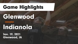 Glenwood  vs Indianola  Game Highlights - Jan. 19, 2021