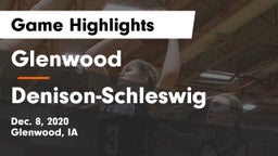 Glenwood  vs Denison-Schleswig  Game Highlights - Dec. 8, 2020