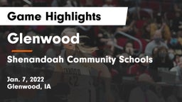 Glenwood  vs Shenandoah Community Schools Game Highlights - Jan. 7, 2022