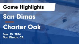 San Dimas  vs Charter Oak  Game Highlights - Jan. 15, 2024