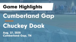 Cumberland Gap  vs Chuckey Doak Game Highlights - Aug. 27, 2020