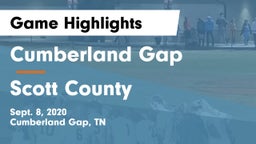 Cumberland Gap  vs Scott County Game Highlights - Sept. 8, 2020