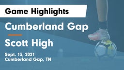 Cumberland Gap  vs Scott High Game Highlights - Sept. 13, 2021