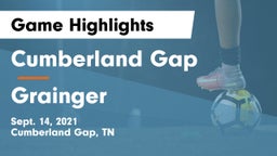 Cumberland Gap  vs Grainger  Game Highlights - Sept. 14, 2021