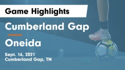 Cumberland Gap  vs Oneida Game Highlights - Sept. 16, 2021