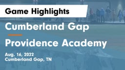 Cumberland Gap  vs Providence Academy Game Highlights - Aug. 16, 2022