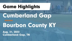 Cumberland Gap  vs Bourbon County KY Game Highlights - Aug. 21, 2022