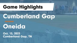 Cumberland Gap  vs Oneida Game Highlights - Oct. 13, 2022