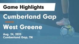 Cumberland Gap  vs West Greene   Game Highlights - Aug. 24, 2023