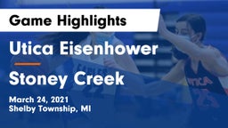 Utica Eisenhower  vs Stoney Creek  Game Highlights - March 24, 2021