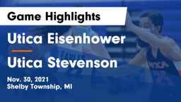 Utica Eisenhower  vs Utica Stevenson  Game Highlights - Nov. 30, 2021