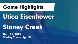 Utica Eisenhower  vs Stoney Creek  Game Highlights - Dec. 21, 2023