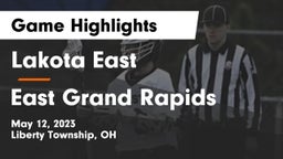 Lakota East  vs East Grand Rapids  Game Highlights - May 12, 2023