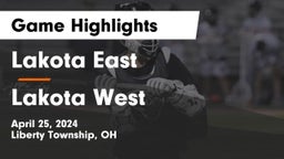 Lakota East  vs Lakota West  Game Highlights - April 25, 2024