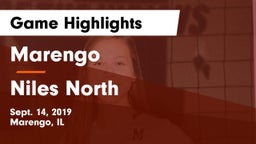 Marengo  vs Niles North  Game Highlights - Sept. 14, 2019