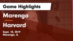Marengo  vs Harvard  Game Highlights - Sept. 18, 2019