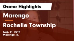 Marengo  vs Rochelle Township  Game Highlights - Aug. 31, 2019