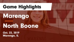 Marengo  vs North Boone  Game Highlights - Oct. 22, 2019