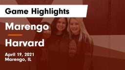 Marengo  vs Harvard  Game Highlights - April 19, 2021