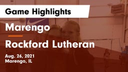 Marengo  vs Rockford Lutheran Game Highlights - Aug. 26, 2021