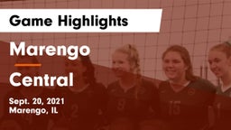 Marengo  vs Central  Game Highlights - Sept. 20, 2021
