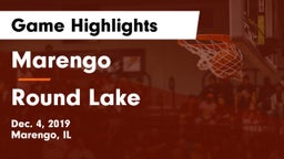 Marengo  vs Round Lake  Game Highlights - Dec. 4, 2019