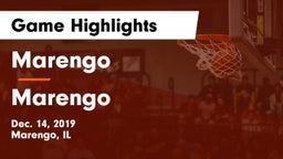 Marengo  vs Marengo  Game Highlights - Dec. 14, 2019