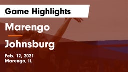 Marengo  vs Johnsburg  Game Highlights - Feb. 12, 2021