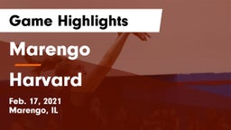 Marengo  vs Harvard  Game Highlights - Feb. 17, 2021