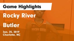 Rocky River  vs Butler  Game Highlights - Jan. 25, 2019