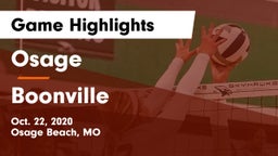 Osage  vs Boonville  Game Highlights - Oct. 22, 2020