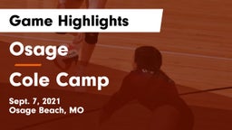 Osage  vs Cole Camp  Game Highlights - Sept. 7, 2021