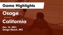 Osage  vs California  Game Highlights - Oct. 14, 2021
