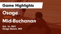 Osage  vs Mid-Buchanan Game Highlights - Oct. 16, 2021