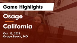 Osage  vs California  Game Highlights - Oct. 13, 2022