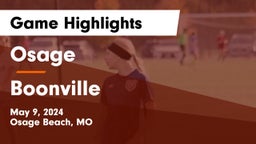 Osage  vs Boonville  Game Highlights - May 9, 2024
