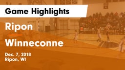 Ripon  vs Winneconne  Game Highlights - Dec. 7, 2018