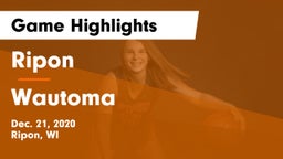 Ripon  vs Wautoma  Game Highlights - Dec. 21, 2020