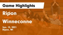 Ripon  vs Winneconne  Game Highlights - Jan. 15, 2021